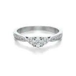 Pierścionek białe złoto z diamentami AJPZ_084